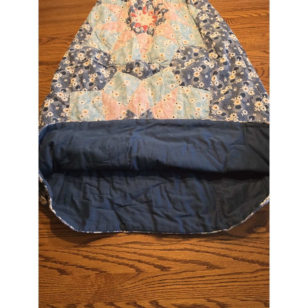 Sea New York Talia Quilted Midi Skirt Womens Medium A-Line 100% Cotton Patchwork - Picture 4 of 13